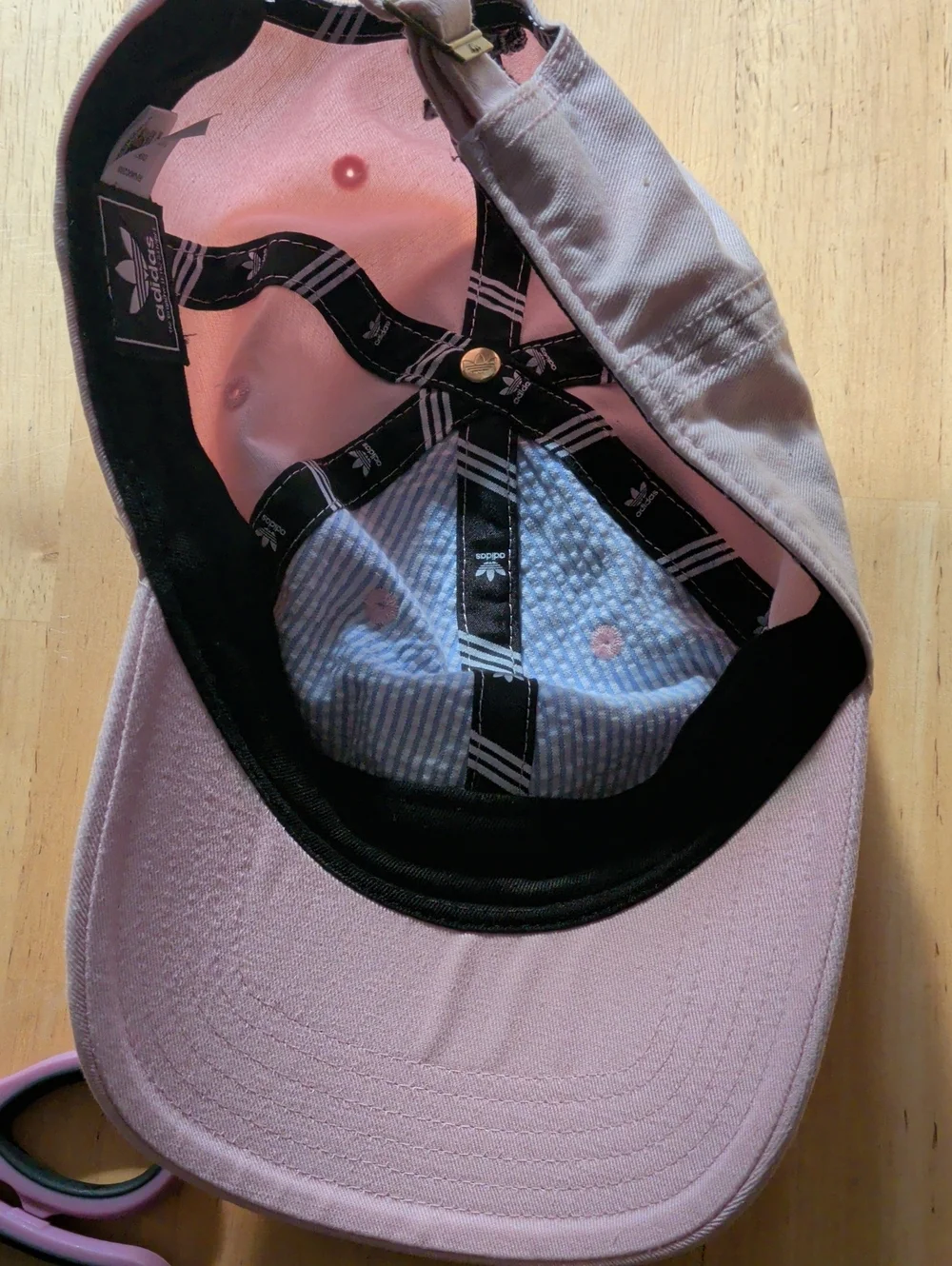 Adidas Women's Seersucker Fashion Hat Pink